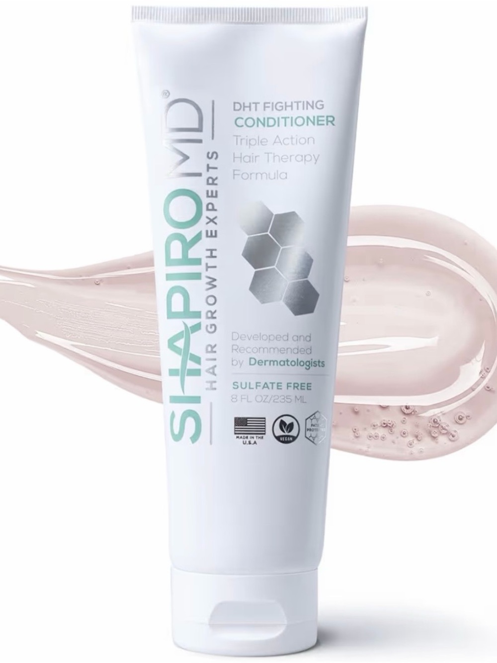 Shapiro MD DHT Fighting Conditioner, Triple Action Hair Therapy Formula 8 fl oz